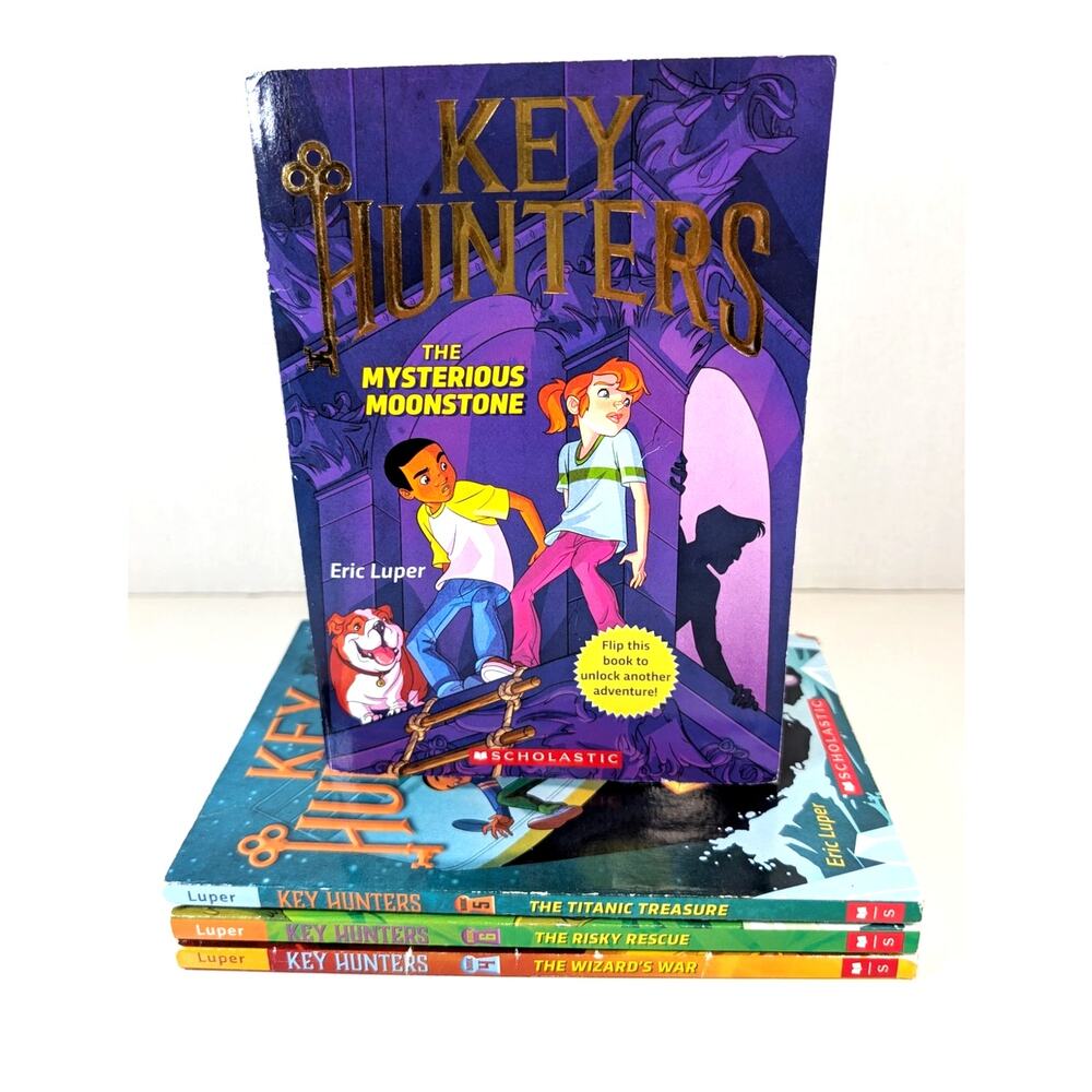 Near Complete Set KEY HUNTERS Books series by Eric Luper vol.1-6 (no#3) PB